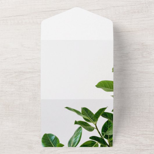 Sommerfrühling Blumen All in One Wedite Einladung (Außenbereich)