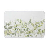 Sommerfrühlinggreenerie Eukalyptus Dekor Badematte (Vorderseite)