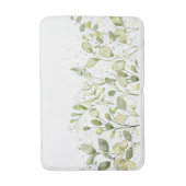 Sommerfrühlinggreenerie Eukalyptus Dekor Badematte (Vorderseite Vertikal)