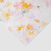 Sommerfrühlingsblumen Elegantes Blumenmuseum Seidenpapier (Ausschnitt)