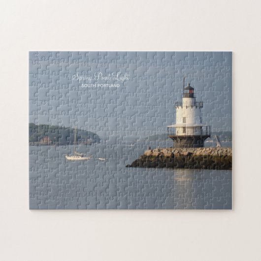 Sommerfrühlingspunkt Leuchtturm Puzzle (Horizontal)