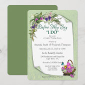 Sommerfrühlingssaison Einladung (Vorne/Hinten)