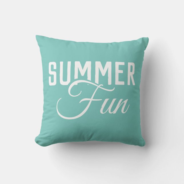 SOMMERFUN-Typografie | Kissen (Vorderseite)