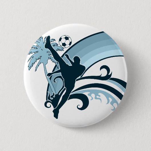 Sommerfußball Button (Vorderseite)