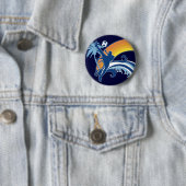 Sommerfußball. Button (Beispiel)