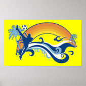 Sommerfußball Poster (Vorne)