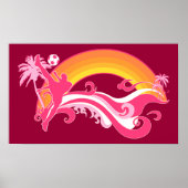 Sommerfußball Poster (Vorne)
