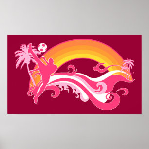 Sommerfußball Poster