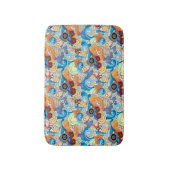 Sommerfußmuster Badematte (Vorderseite Vertikal)