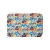 Sommerfußmuster Badematte (Vorderseite)