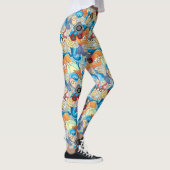 Sommerfußmuster Leggings (Rechts)