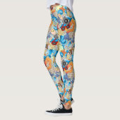 Sommerfußmuster Leggings (Links)