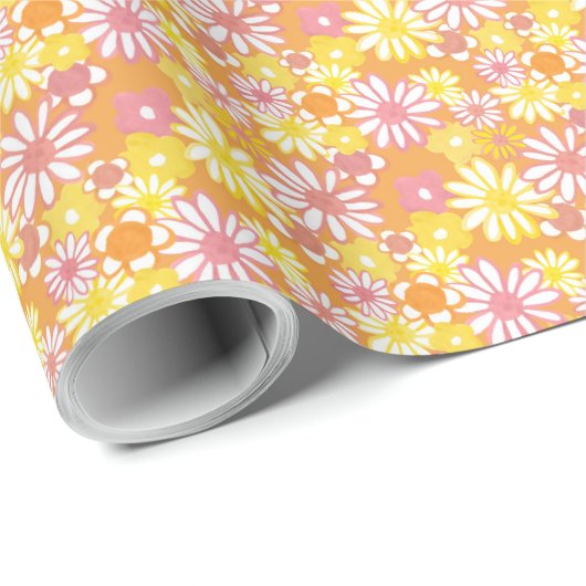 Sommergänseblümchen Geschenkpapier (Rolleneckpunkt)