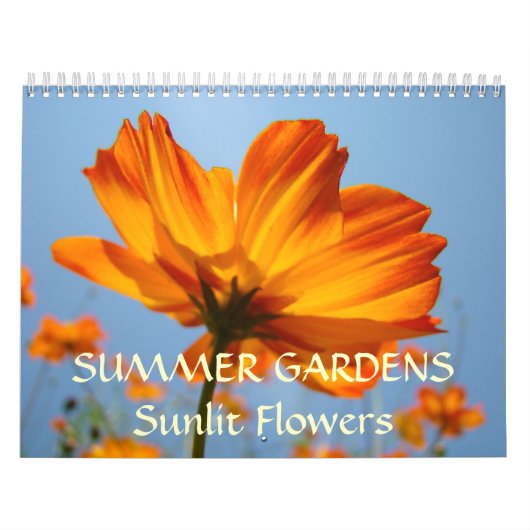 SOMMERGARDENS Kalender Sonnenlichte Blume Geschenk (Titelbild)