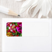 Sommergarten-Adressetikett (Insitu)