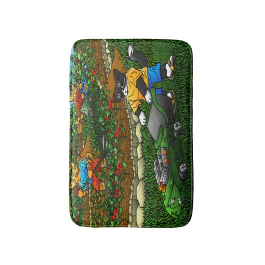 Sommergarten Badematte (Vorderseite Vertikal)