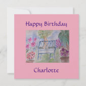 Sommergarten-Bändchenkarte (Vorderseite)