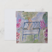 Sommergarten-Bändchenkarte (Vorne/Hinten)