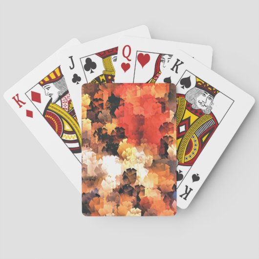 SOMMERGARTEN-BLUME SPIELKARTEN (Rückseite)