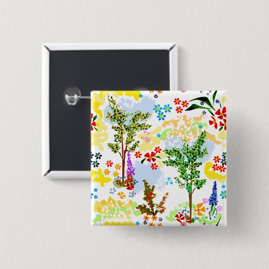 Sommergarten Button (Vorne & Hinten)