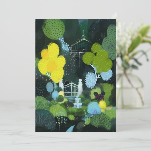 Sommergarten Einladung (Stehend Vorderseite)