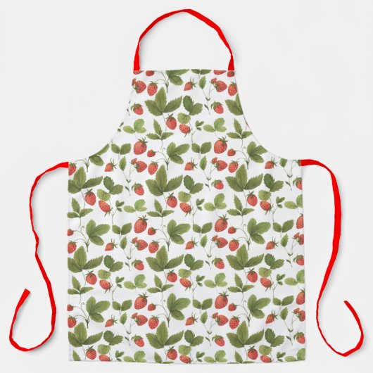 Sommergarten | Erdbeere Schürze (Vorderseite)