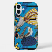 SOMMERGARTEN/FASHION COSTUMEN DESIGNER MONOGRAM Case-Mate iPhone HÜLLE (Rückseite)