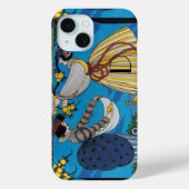 SOMMERGARTEN/FASHION COSTUMEN DESIGNER MONOGRAM Case-Mate iPhone HÜLLE (Rückseite)