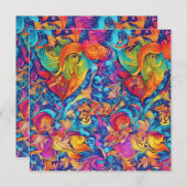 Sommergarten Feiertagskarte (Vorne/Hinten)