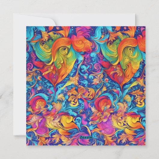 Sommergarten Feiertagskarte (Rückseite)