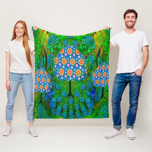 Sommergarten Fleecedecke (Beispiel)