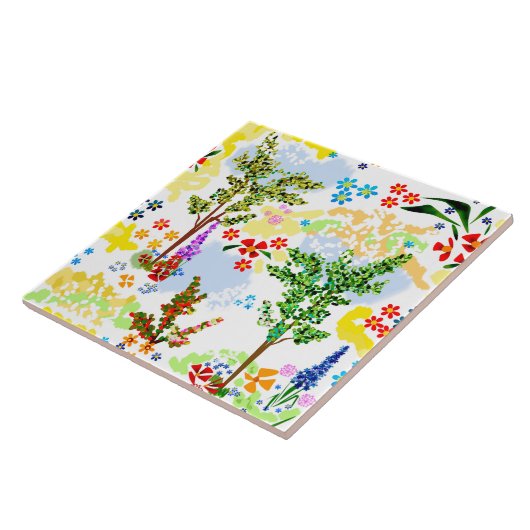 Sommergarten Fliese (Seite)