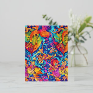 Sommergarten Folien Feiertagspostkarte