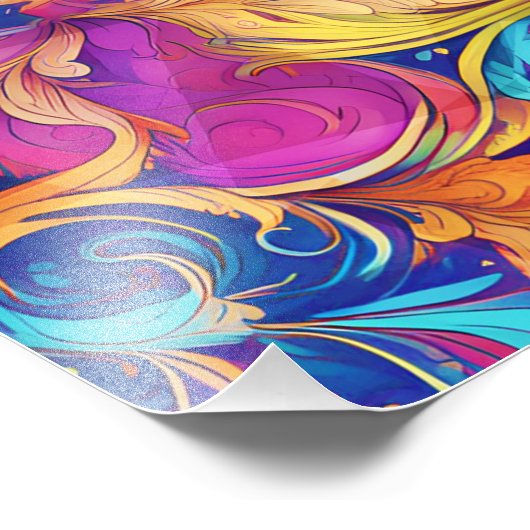 Sommergarten Fotodruck (Ecke)