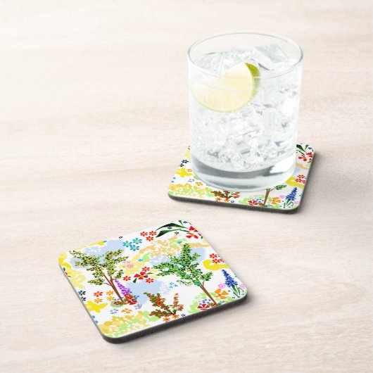 Sommergarten Getränkeuntersetzer (Rechte Seite)