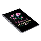 Sommergarten-Glanz Vogel Blumen Botanik  Notizblock (Rechte Seite)