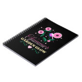 Sommergarten-Glanz Vogel Blumen Botanik  Notizblock (Linke Seite)
