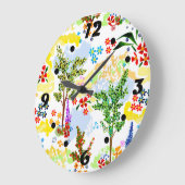 Sommergarten Große Wanduhr (Winkel)