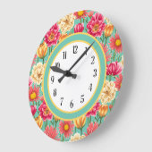 Sommergarten Große Wanduhr (Winkel)