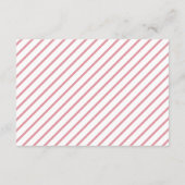 Sommergarten Hochzeit der Wasserfarben Begleitkarte (Rückseite)