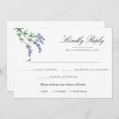 Sommergarten Hochzeit der Wasserfarben Einladung (Vorne/Hinten)