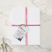 Sommergarten Hochzeit der Wasserfarben Geschenkanhänger (Mit Garn)