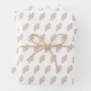 Sommergarten Hochzeit der Wasserfarben Geschenkpapier Set
