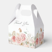 Sommergarten Hochzeit der Wasserfarben Geschenkschachtel (Rückseite)