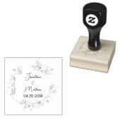 Sommergarten Hochzeit der Wasserfarben Gummistempel (Stempel)