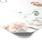 Sommergarten Hochzeit der Wasserfarben Poster (Ecke)