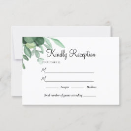 Sommergarten Hochzeit der Wasserfarben RSVP Karte