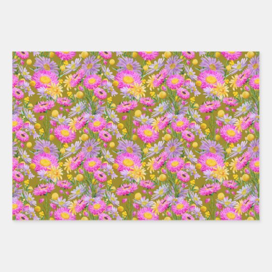 Sommergarten Hütte Geschenkpapier Set (Vorderseite 3)