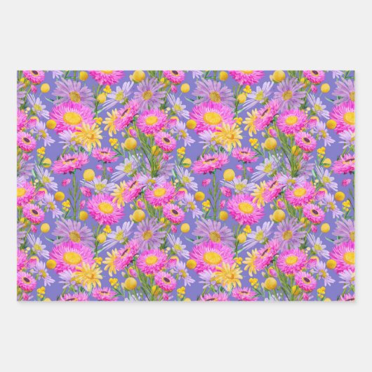 Sommergarten Hütte Geschenkpapier Set (Vorderseite 2)