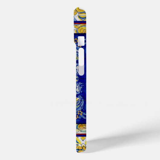 Sommergarten Italienisch Majolica blauen Fliesen Z Case-Mate iPhone Hülle (Rückseite / Links)